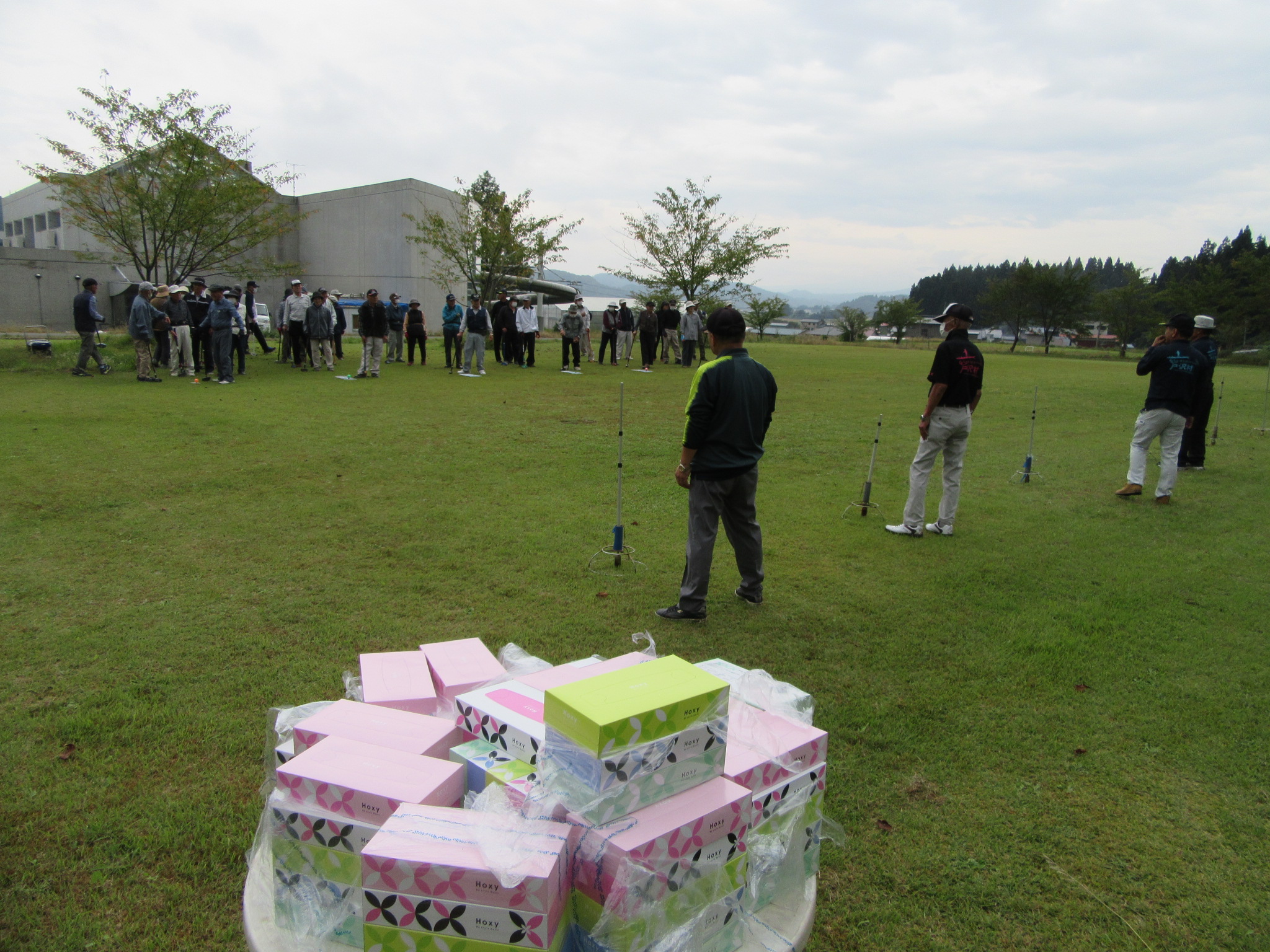 第８回戸沢村老人クラブ連合会グラウンドゴルフ大会
