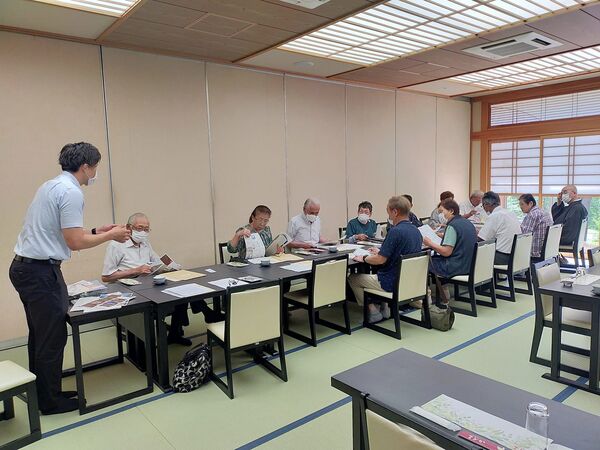川西町老人クラブ連合会の役員研修と理事会を開催